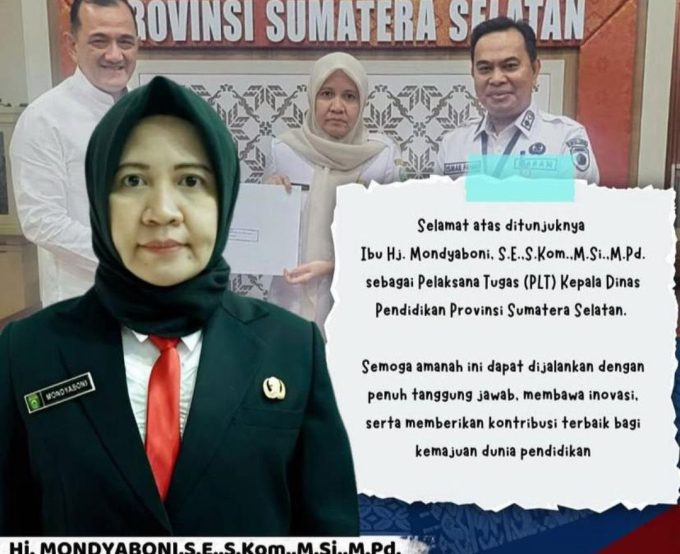 Selamat atas dilantiknya Ibu Hj. Mondyaboni, S.E., S.Kom., M.Si., M.Pd